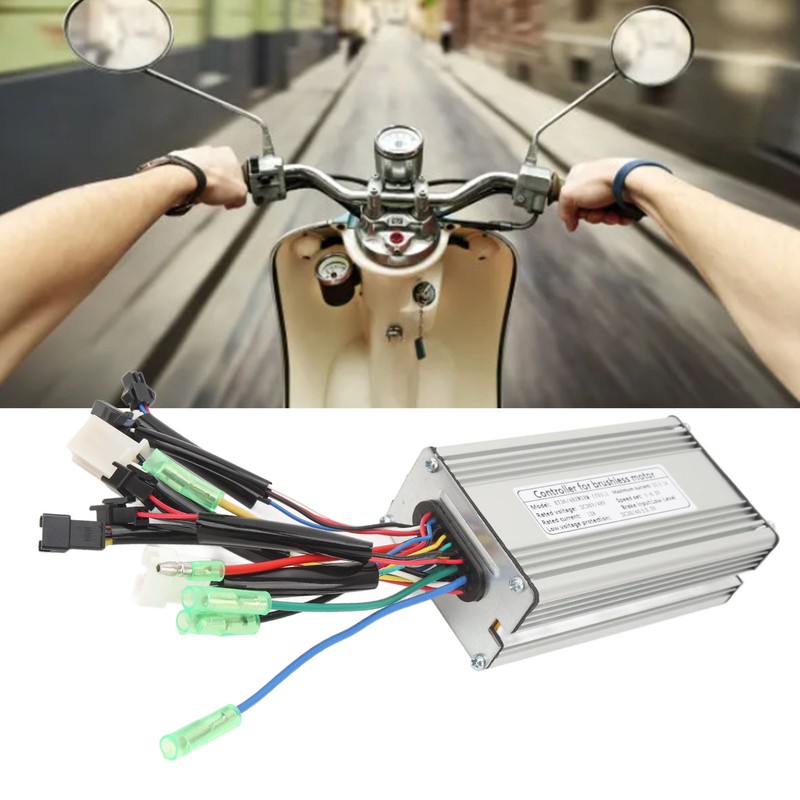Square Wave Controller 25A Electric Bike Controller 36V 48V Metal
