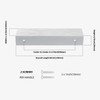 Peaha 10 Pack Kitchen Cabinet Handles 3-3/4 inch Brushed Nickel