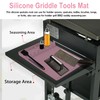 Silicone Grill Mat, Griddle Tools Mat for Backstone Griddle Accessories,