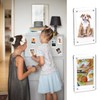 MaehSab 16 Pack Acrylic Refrigerator Magnet Picture Frames, High Transparency