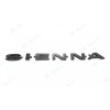 Sienna OVERLAY Rear Liftgate Matte Black SIENNA Letter Logo Emblem