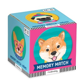 Mudpuppy Dog Portraits Mini Memory Match, Multicolor