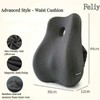 Memory Foam Seat Cushion and Lumbar Support Pillow for Office