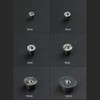 ANCLLO 6Pcs Round Wood Pin Locators 4-12mm Dowel Pins Center