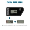 Runleader LCD Vibration Hour Meter for Maintenance,No-Cable & Screen Locking