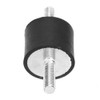 4pcs M6 Anti-Vibration Rubber Isolator Mounts with 2 Threaded Studs