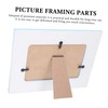 SHINEOFI 100pcs Picture Frame Backing Clips with Screws Durable Electroplated
