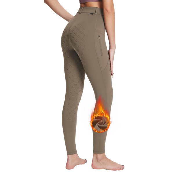 BALEAF - Pantalones de equitaci n de invierno para mujer,