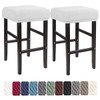 LIULIWEIFA Bar Stool Covers Rectangle Set of 4/2/1 Saddle Bar