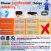 HEATIT Heat Tape for Water Pipes Heating Cable with Thermostat