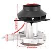 CYTGOUPER 5KW 12V Blower Motor Assembly,Combustion Air Fan Heater,High-Speed 4500RPM
