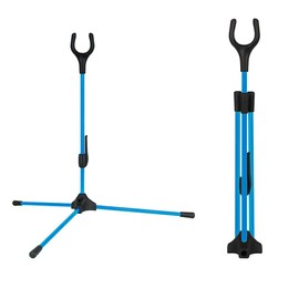 MiOYOOW Archery Bow Stand, Foldable Longbow Holder Recurve Bow Bracket with Anti-Slip Base for Outdoor Hunting Shooting