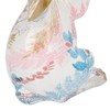 Rabbit Statue Nordic Style Handcrafted Painted Resin Rabbit Desktop Ornament