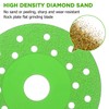 Lothee 5 Pcs Rock Slab Grinding Disc, 4 Inch Glass