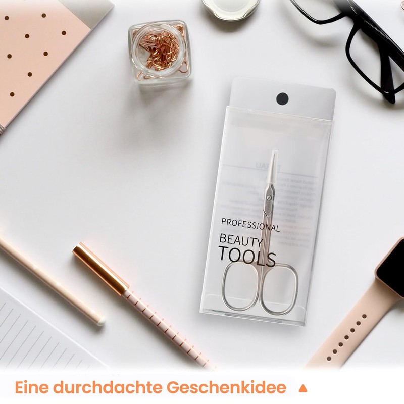 THRAU Ultra Precise Cuticle Scissors - Ideal for Cuticle Care,
