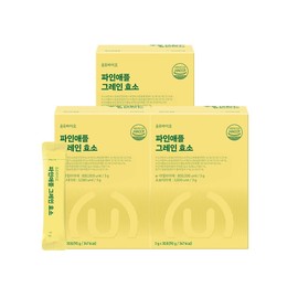 Onyu Bio (Hyundai Hmall) [Onew Bio] Pineapple grain enzyme containing bromelain, 3 boxes (3 months supply), carbohydrate enzyme, 17 types of lactic acid bacteria / (현대Hmall) [온유바이오] 브로멜라인 함유 파인애플 그레인 효소 3박스(3개월분)탄수화물 효소 17종유산균
