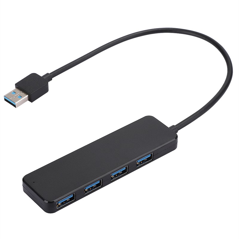 4-in-1 USB 3.0 4-Port HUB Docking Station USB Splitter Lightweight
