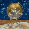 Golden Earth Globe, Globe Diam. 20 cm/7.9 inches, World Map,
