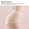 Padded Underwear Body Curve Shaping Butt Lift Panties Breathable Thin