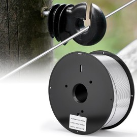2000 ft 12 Gauge Aluminum Wire for Electric Fencing, Aluminum Alloy Wire for Electric Fencing, High Conductivity & Durability