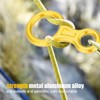 35KN Figure 8 Word Rope Descender Rappel Ring Rock Climbing