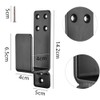 Door Barricade Brackets, Granmagazz 2 Pcs Door Latch Safety Bracket,