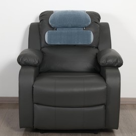 HOMBYS Neck Pillow for Recliner, Recliner Headrest Pillow Support Head Neck & Shoulder, Adjustable Neck Pillow with Soft Plush Fabric and Supportive Filling,Design for Recliner Sofa Armchair