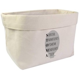 Large 'Stoma Principles' Canvas Organiser/Storage Bag (OR00031956)