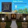 Solar Lamp Post Light, Solar Post Lights Outdoor, Waterproof Anti-Rust