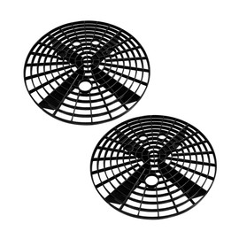 Sylvil 2 PCS Car Wash Bucket Insert, Dirt Guard Bucket Insert Helps Remove Dirt Debris Washing Kit, Detail Grit Trap Filter Cleaning Tool Fits 3-5 Gallon Bucket, Car Accessories (Black)