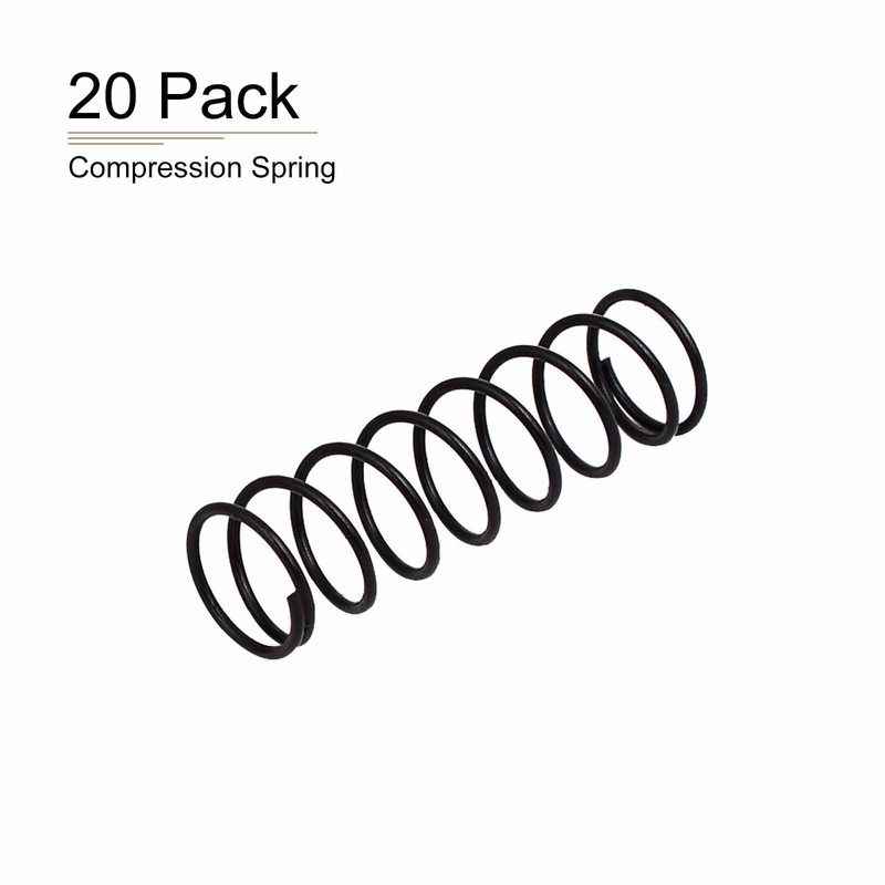 DTGN 1.2x15x50mm(DxODxL) Compression Spring - 20Pack - Good for Machinery