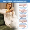 Andecoco 5 PCS Breathable Trigger Finger Splint, Adjustable Finger Brace,
