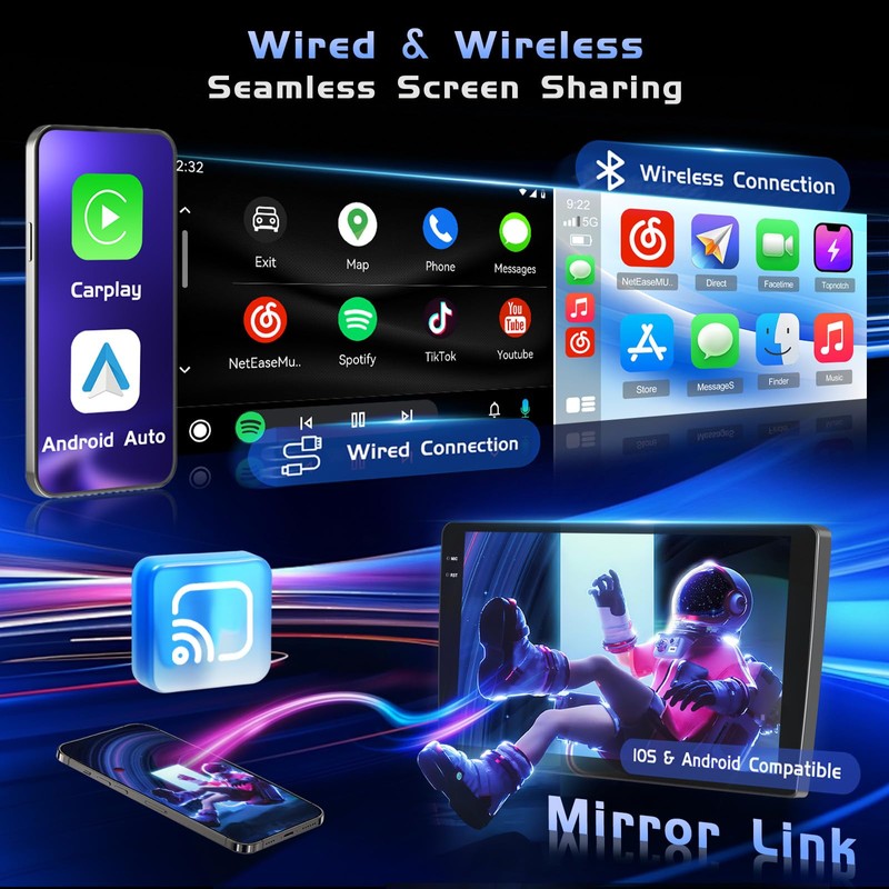 4G+128GB Android 15 Car Stereo for Honda Civic 1996-2001
