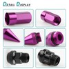 YeshineAuto M14X1.5 Spikes Lug Nuts, 24PCS Anti Theft Wheel Lug
