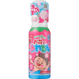  LEC Play in the Bath, Flower Around, Strawberry Chocolat Scent (Pink Foam), For Children, Flower-Shaped Bubbles