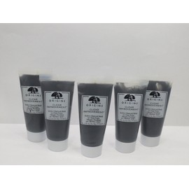 ORIGINS CLEAR IMPROVEMENT ACTIVE CHARCOAL MASK TO CLEAR PORES 0.5 OZ (LOT OF 5)