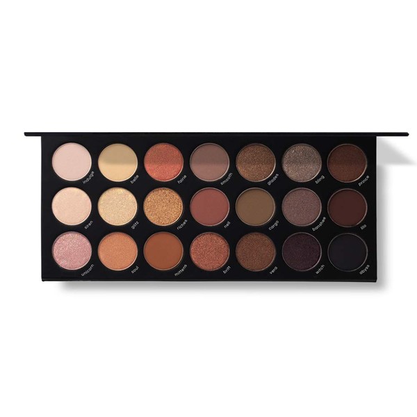21 Nudes & Rudes Highly Pigmented Professional Neutral Eyeshadow Palette - Everyday Makeup Shadow Palette with Intense Pigment