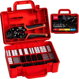 PEBA Crimping Tool JST Connector kit, 20 Types JST-XH/JST-SM 2.5mm Connectors kit, Crimper Tool AWG32-20 for 3.0mm, 2.54mm, 2.5mm, 2.0mm Pitch JST(XH/SM/PH/SYP/RE), Dupont, MolexTE, KF2510 Terminals