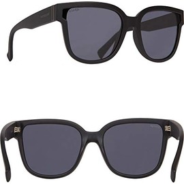 VonZipper Men's Stranz Polar Sunglasses,OS,Black Satin/Grey