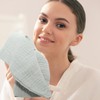 YUYUDEHM 3 Pack Face Wash Cloths, Reusable Makeup Remover Cloths,
