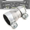 ePathChina 2 to 2.5 Inch Double Clamp Reducing Pipe Exhaust