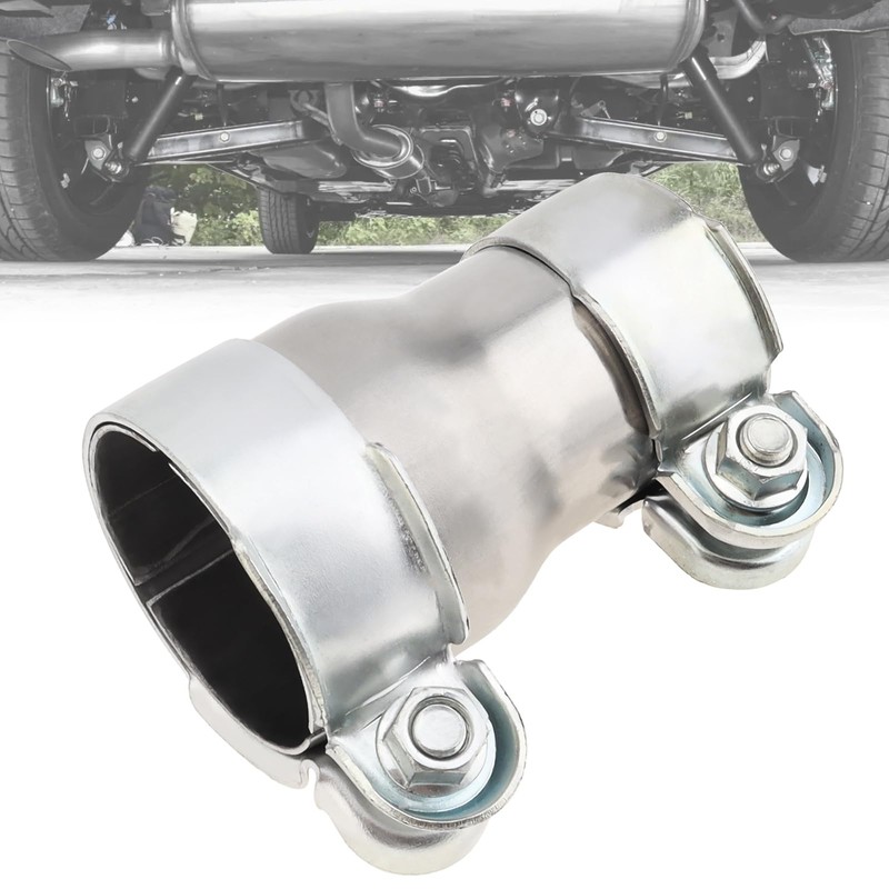 ePathChina 2 to 2.5 Inch Double Clamp Reducing Pipe Exhaust