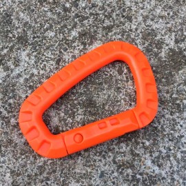 EDC Set 4 Mosquetones Tactico Clip Gancho Equipo Camping Molle
