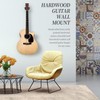 Guitar Wall Mount 2 Pack Wood Guitar Hanger for Safe