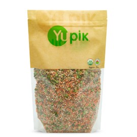 Yupik Organic Sunny Soup Mix with Lentils & Green Peas, 2.2 lb (35.2 oz), Non-GMO, Vegan, Kosher, Source of Protein, Fiber & Iron, Ideal for Soups, Salads & Vegetarian Meals