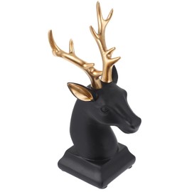 ABOOFAN Christmas Decorations Indoor Reindeer Head Ornaments for Xmas Table Decorations Centrepiece Deer Head Figure Home Decor