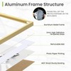 6x8 Picture Frame, Aluminium Gold 6x8 inch Photo Frame, 6x8