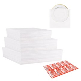 JIUZHOUXIN 60pcs Mix Foam Pouches, Cushion Foam Pouch for Moving and Storing, Convenient to Use, Making Packaging and Transportation Easier,Best Packaging Material