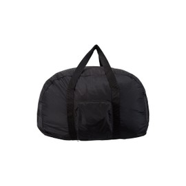 Mountain Warehouse Cabin Sized Packaway Holdall - 40L Hand Luggage, Lightweight, Water Resistant Bag, Taped Seams, Zipped Security Pocket - for Travelling & Daily Use Black