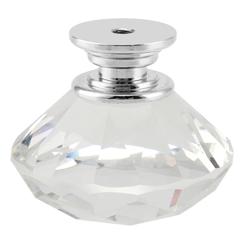 MAKTSAM 20PCS 30mm Clear Crystal Door Knobs, rystal Door Drawer